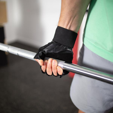 Rękawiczki kulturystyczne na siłownię HMS rst04 czarne rozmiar XXL