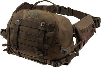 Saszetka torebka nerka biodrowa na pas Magnum Lari 5 oliwkowa