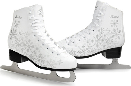 Łyżwy figurowe damskie modne velvet SMJ sport Revina