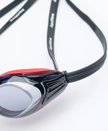 Okularki pływackie pływackie Aquawave WESDE red/smoke