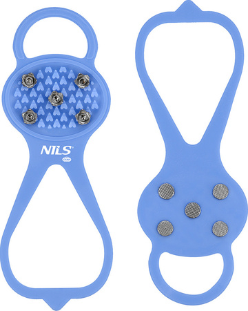 Raczki na buty nakładki antypoślizgowe Nils camp nc1709 niebieskie rozmiar M