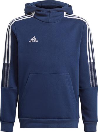 Bluza dla dzieci adidas Tiro 21 Sweat Hoody granatowa GK9680