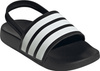 Klapki dla dzieci adidas Adilette Estrap czarne JR5328