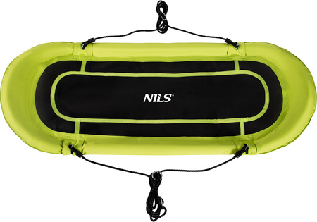 Bocianie gniazdo huśtawka Nils Camp NB5044 limonkowa 167 × 71 cm.