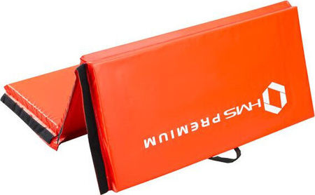 Materac gimnastyczny składany HMS Premium MGS01 2400x1200 mm czerwony