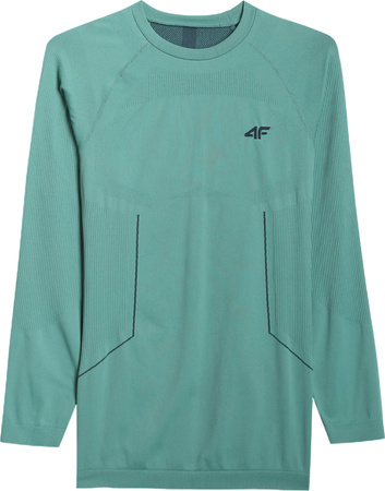 Koszulka termoaktywna męska M233 morska zieleń 4FWAW25USEAM233 46S