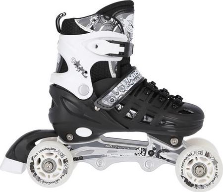Łyżworolki, wrotki, łyżwy hokejowe, wrotko-rolki 4w1 Nils Extreme NH10905 rozmiar 31-34