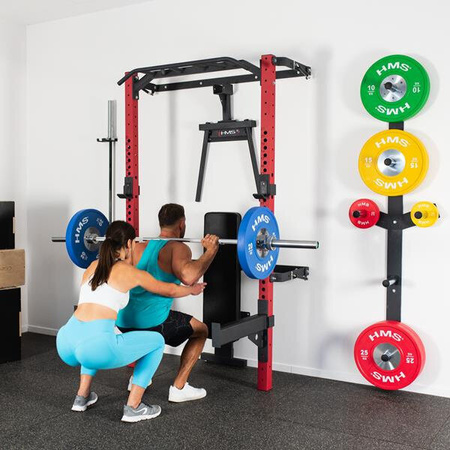 Klatka treningowa składana red HMS klt22 wielofunkcyjna