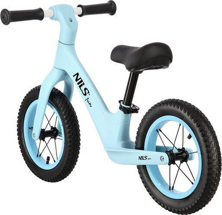 Rowerek biegowy dziecięcy Nils Fun RB100 lekki niebieski