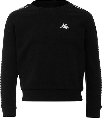 Bluza dla dzieci Kappa Ilary czarna 309068J 19-4006