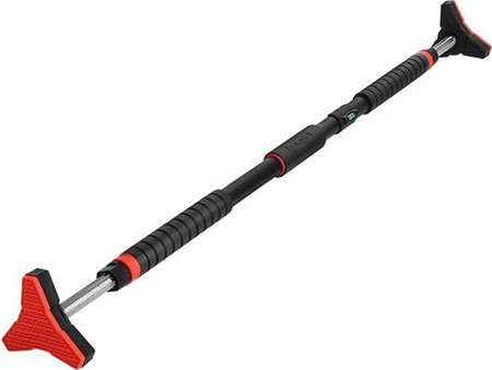 Drążek rozporowy z poziomicą do ćwiczeń podciągania HMS DD401 95-130 cm