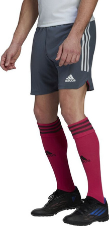 Spodenki treningowe krótkie męskie adidas Condivo 22 Match Day grafitowo-różowe HE2948