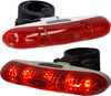 Lampka oświetlenie rowerowe na tył Dunlop 5 LED czerwone