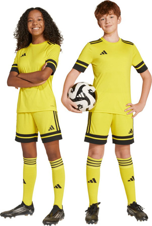 Spodenki dla dzieci adidas Squadra 25 żółte JJ2421