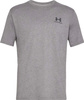 Koszulka męska z krótkim rękawem Under Armour Sportstyle Left Chest SS szary melanż 1326799 036