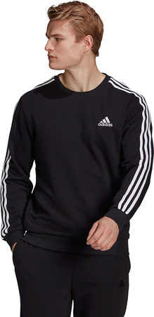 Bluza męska adidas Essentials Sweatshirt czarna GK9078