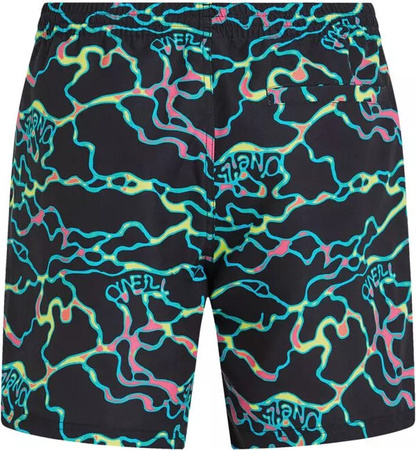 Męskie szorty O'neill JACK O'NEILL CALI CRAZY 16'' SWIM SHORTS black ocean view rozmiar L