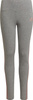 Legginsy adidas 3-Stripes Cotton Tights szare HD4368