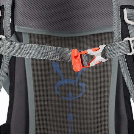 Plecak turystyczny trekkingowy górski czarny caver 18l Nils camp NC1950