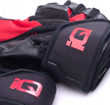 Rękawiczki kulturystyczne treningowe na siłownię IQ Ibro rozmiar L