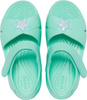 Crocs sandały dla dzieci Classic Cross Strap Charm miętowe 206947 3U3