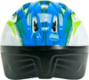 Kask rowerowy na rolki deskorolkę Allright Junior niebiesko-zielony rozmiar S 48 - 52 cm