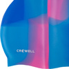 Czepek pływacki silikonowy Crowell Multi Flame niebiesko-różowy kol.09