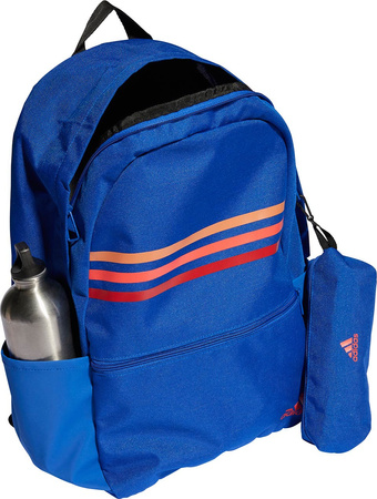 Plecak sportowy szkolny miejski adidas Classic Horizontal 3-Stripes niebieski IL5777