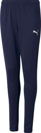 Spodnie dla dzieci Puma teamRISE Poly Training Pants Jr granatowe 657391 06