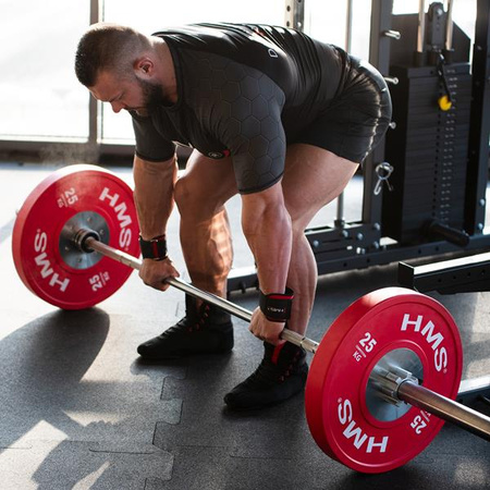 Pasy treningowe do martwego ciągu uchwyty do podnoszenia ciężarów HMS f4436 2 sztuki