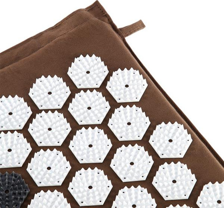 Mata do akupresury HMS AKM09 brązowa 66x41x2 cm