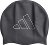 Czepek pływacki adidas Logo Swim czarny IA8305
