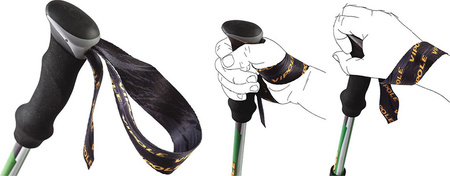 Kije kijki trekkingowe Vipole Trekker QL zielone S2014