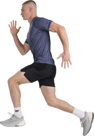 Koszulka męska 4F FNK M1499 niebieska 4FWAW25TFTSM1499 33S