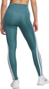 Legginsy damskie adidas Optime Essentials 3-Stripes 7/8 zielone JY2152