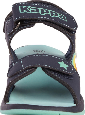 Sandały dla dzieci Kappa Pelangi G granatowo-miętowe 261042K 6737