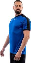 Koszulka Givova Revolution Interlock niebiesko-czarna MAC04 0210
