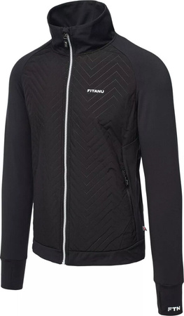 Męska bluza ocieplana rozpinana bez kaptura Fitanu Fexan rozmiar XL