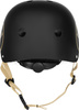 Dziecięcy kask rowerowy na rolki hulajnogę regulowany Nils Extreme MTW001-1 czarno-beżowy r XS (48-52cm)