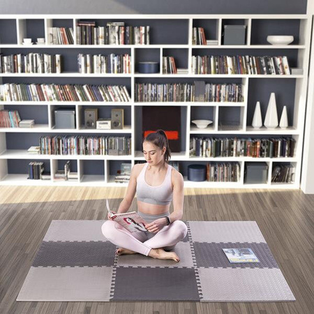 Mata puzzle 9 elementów 12mm HMS PREMIUM MP12 szara