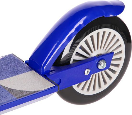 Hulajnoga dziecięca składana miejska koła 125mm ABEC-5 Nils Extreme hd026 szaro-niebieska