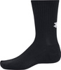 Skarpety Under Armour TC 3pk Crew czarne 1386311 001