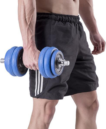 Sztangielki/sztanga gumowane HMS SGG30BAR 30 kg