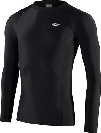 Męska Koszulka Uv Ls Sp Top Am  black/white rozmiar M
