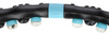 Hula hop masujący z magnesami HMS HHP006 czarno-niebieski 98 cm