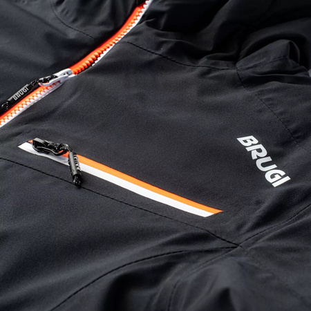 Męska kurtka narciarska snowboardowa zimowa ocieplana membrana 10000mm Brugi 4ARL rozmiar XXL