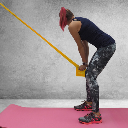 Guma taśma treningowa rehabilitacyjna fitness Profit Long Light