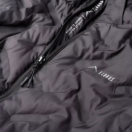 Damska kurtka z kapturem zimowa pikowana Elbrus Ally Wo'S czarna rozmiar M