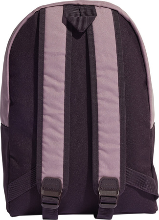 Plecak szkolny miejski sportowy adidas Kids Classic różowo-bordowy HN1616