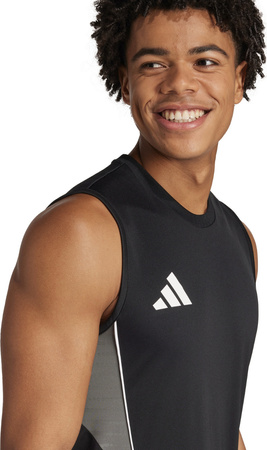 Koszulka męska adidas Tiro 25 Competition Sleeveless Jersey czarna JJ1521